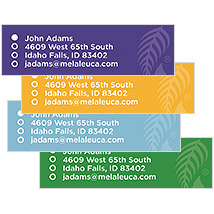 Melaleuca Logo Address Labels
